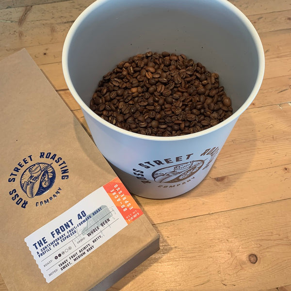 Airscape 2.5 LB Coffee Storage Canister with RSR Logo