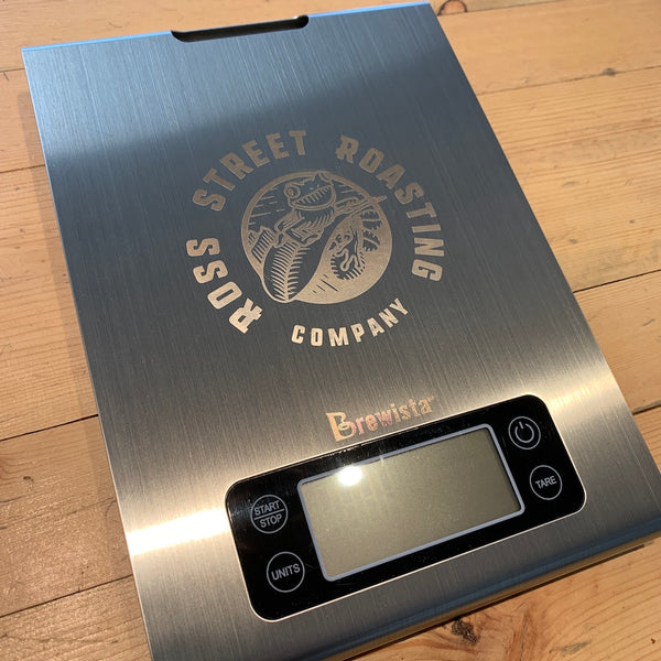 Smart Brew Coffee Scale with Timer & RSR Logo